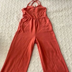 Girls Coral Spring Jumpsuit Size Large